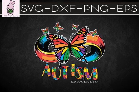 Autism Infinity Awareness SVG for Crafts & Graphics
