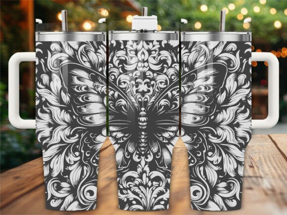 Butterflies Wing Tumbler Wrap Graphics & Tumbler Wraps