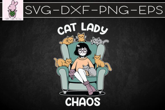 Cat Lady Chaos for Cat Mom SVG: Graphics & Crafts Review