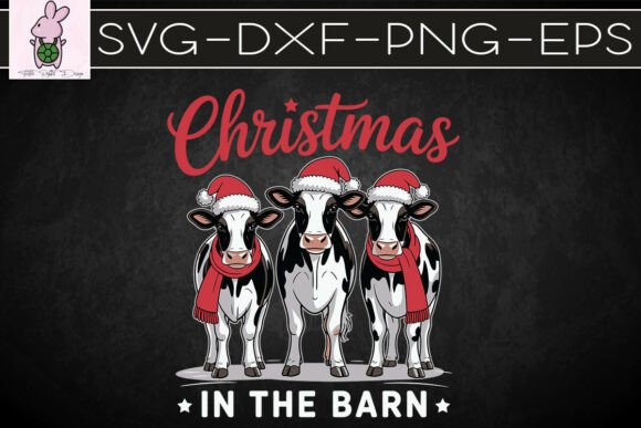 Christmas Farm Friends Festive SVG: Graphics for Seasonal Crafts