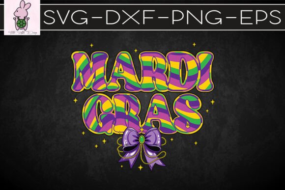Glitter Mardi Gras Coquette SVG for Crafts & Graphics