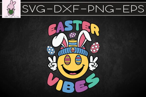 Retro Easter Graphics for Crafts and Branding
