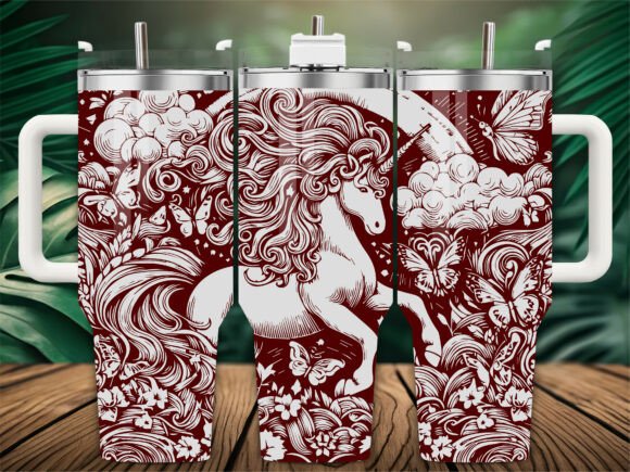 Unicorn Clouds Tumbler Graphics & Tumbler Wraps Review